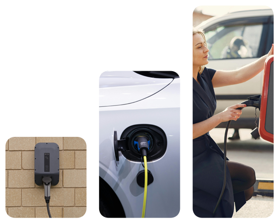 "Level 2 EV charger installation at a Bay Area home - Nabu Energy EV charging service"